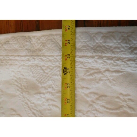 Historic CHARLESTON Foundation Standard Pillow Sham 23"x27" Matelasse Off-White - Picture 5 of 7